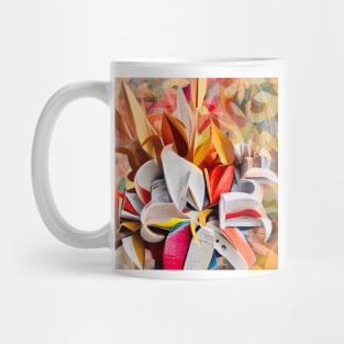 Dynamic Floral Collage Mug